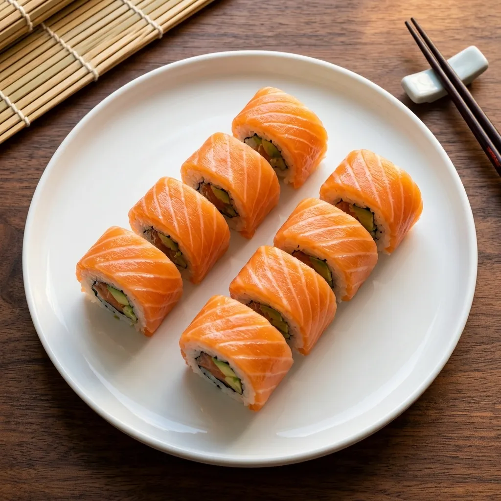 Salmon Nigiri from Watta Sushi, delivered to Exchange District in Winnipeg